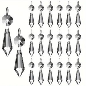 Small glass chandelier crystals
