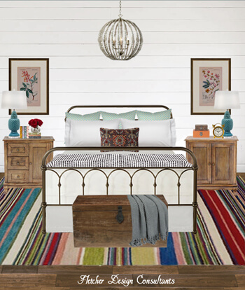  ColorfulContemporaryVintageBedroom350