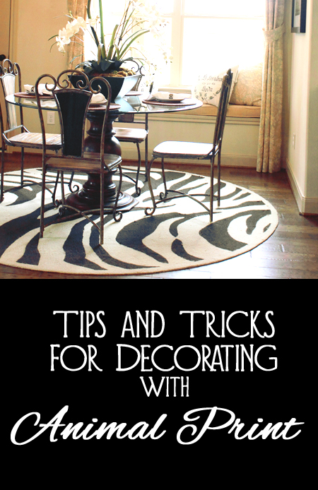 Tips and Tricks for Decorating with Animal Print