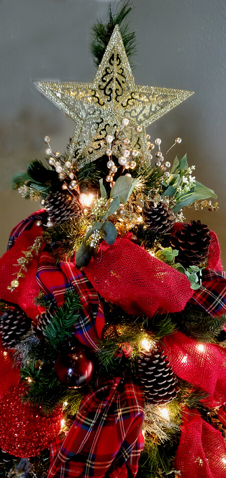 home warm glow after Christmas