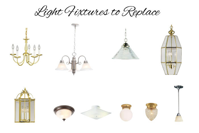 light fixtures to replace