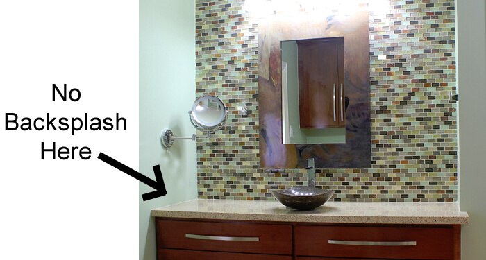 Do not backsplash here