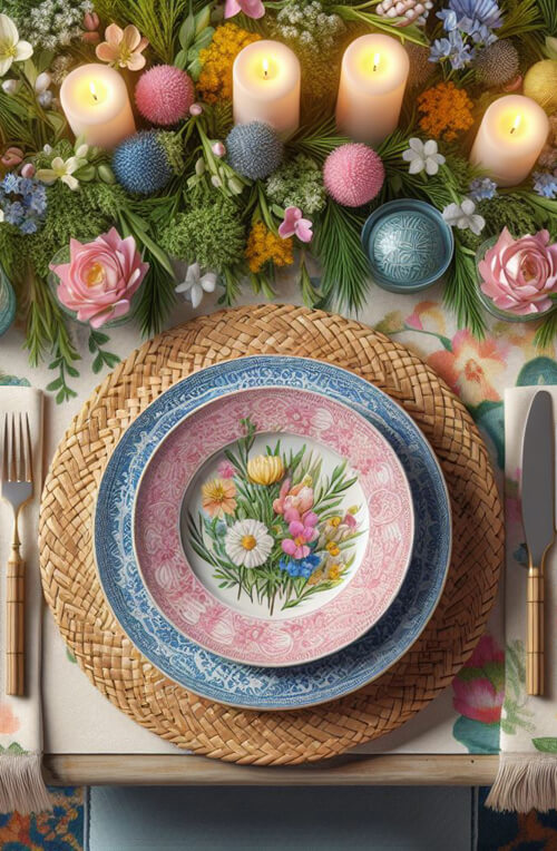 Easter tablescape ideas