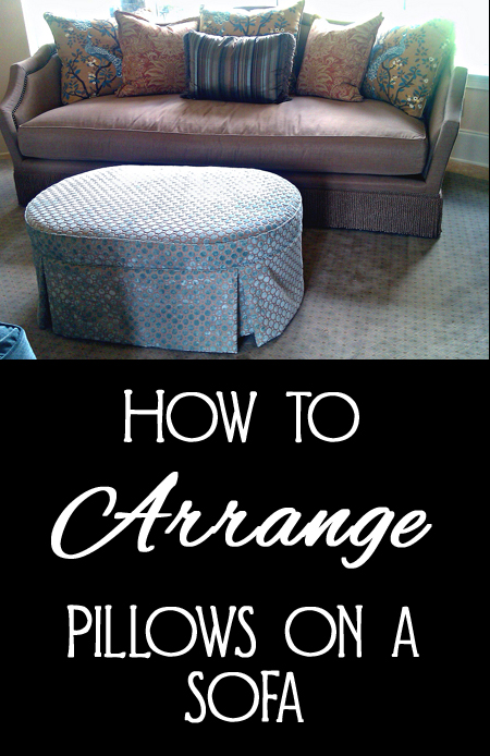 Different Ways to Arrange Pillows on a Sofa