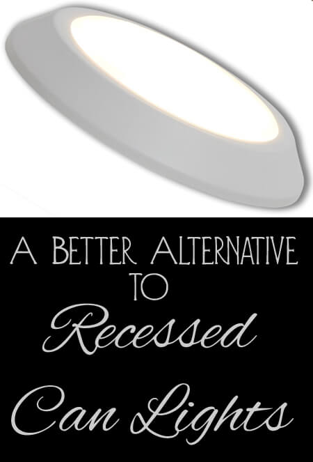 A better alternative to recessed can lights