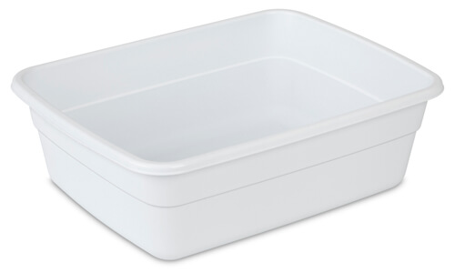 dishpan storage for pantry