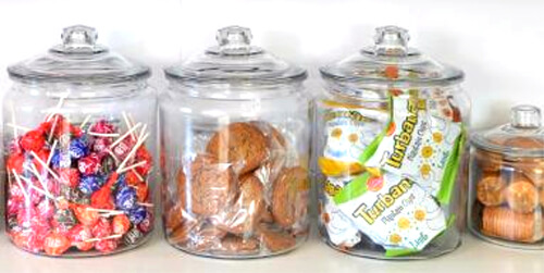 Heritage Hill Anchor Hocking Glass Jar Canisters