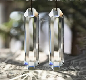 rectangle glass crystals